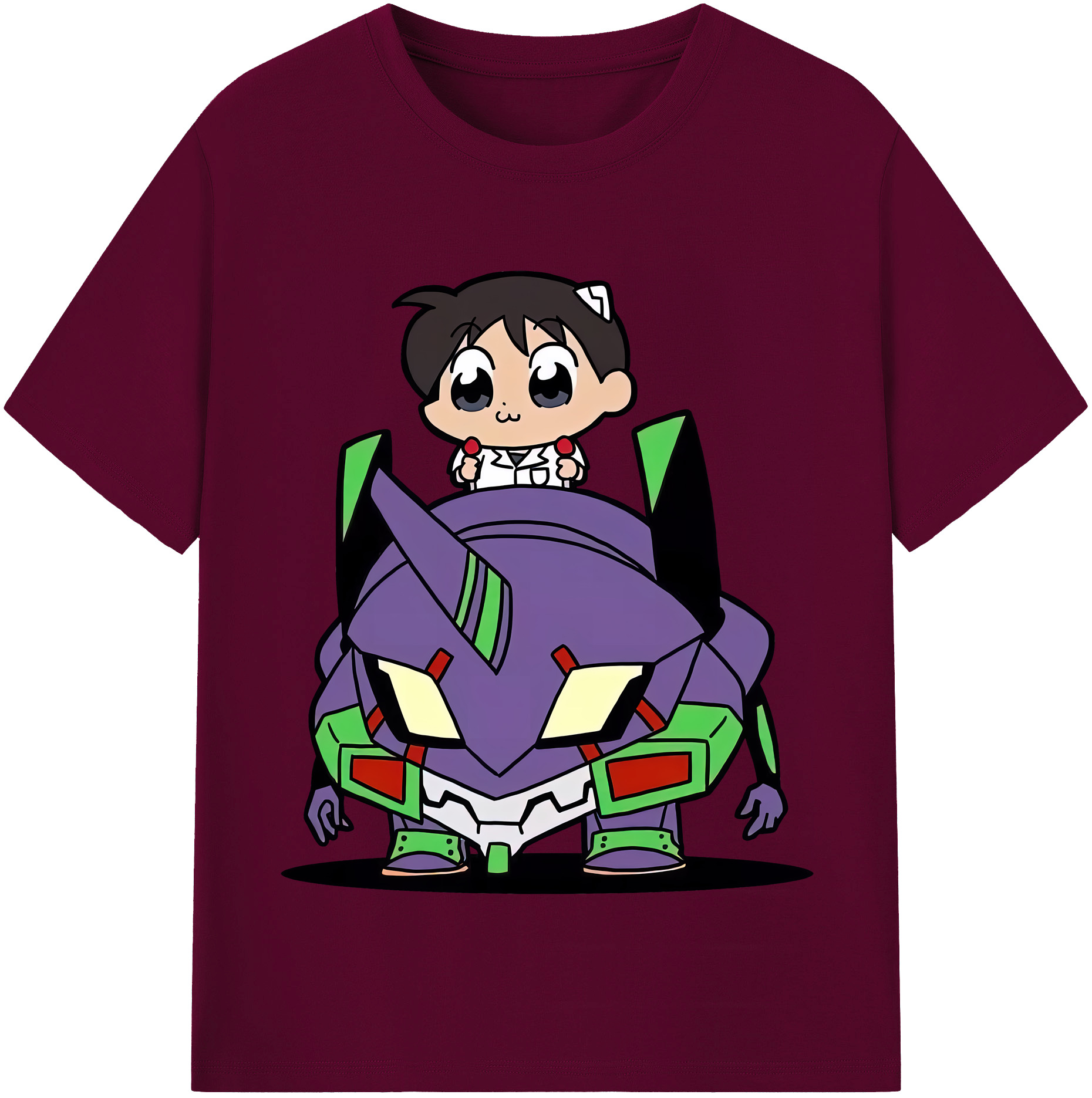 （画像用） EVA 新世紀エヴァンゲリオン レディースカジュアルプリントTシャツ（綿100％）